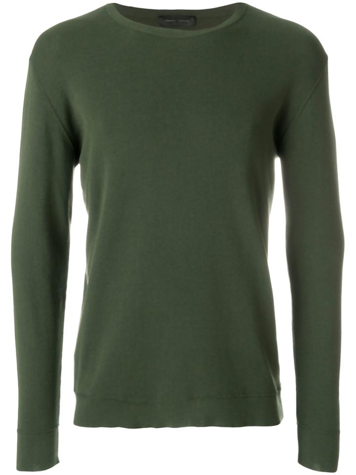 Roberto Collina Round Neck Jumper - Green