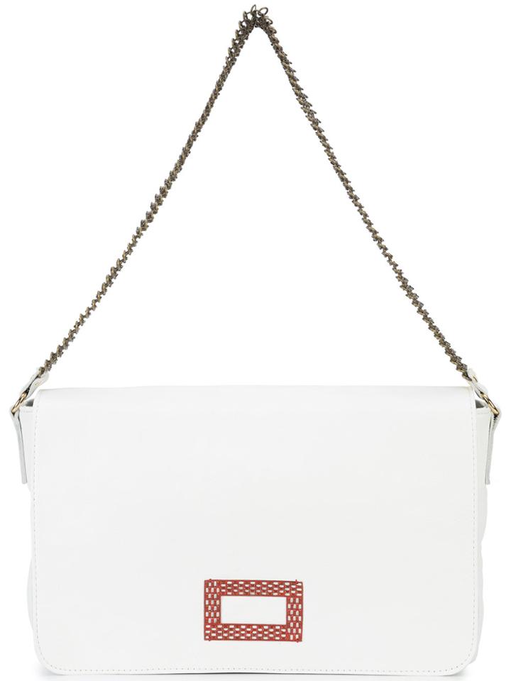 Sous Les Paves Gin Fizz Shoulder Bag - White