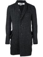 Individual Sentiments Woven Shawl Collar Jacket, Adult Unisex, Size: 1, Black, Cotton/sisal/mohair/wool