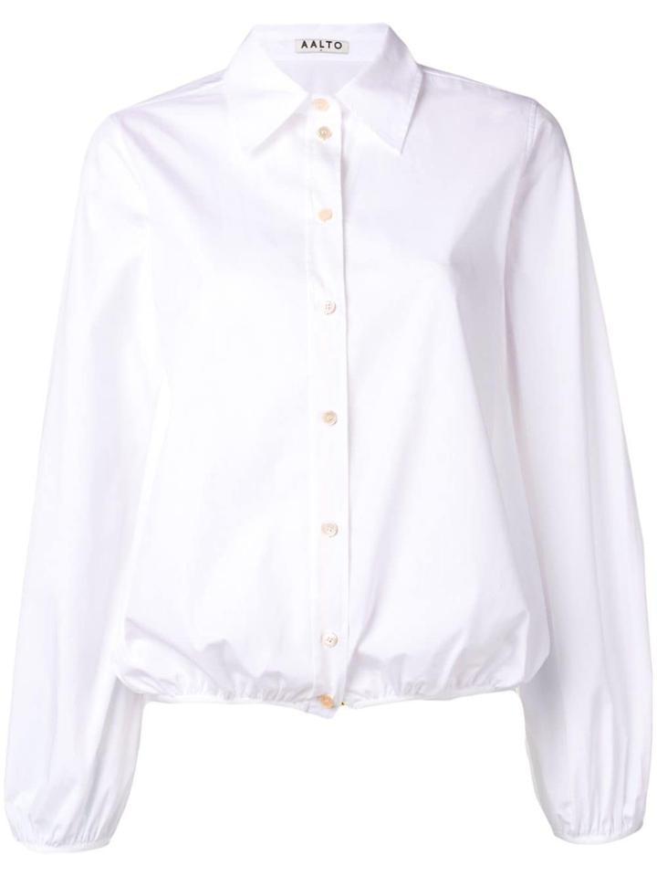 Aalto Poplin Shirt - White