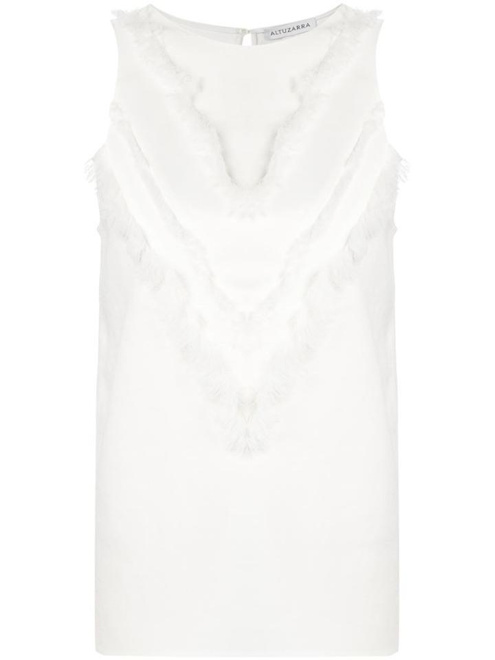 Altuzarra Frayed Detail Top