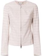 Desa Collection Fitted Panel Jacket - Pink & Purple