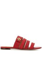 Tory Burch Kira Multi Band Sandals - Red