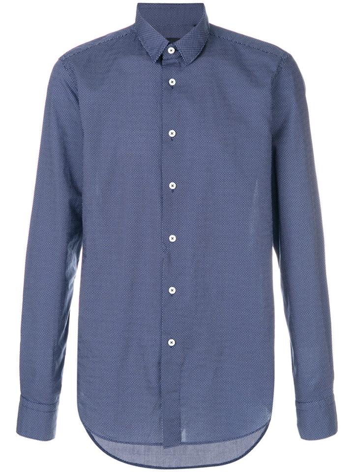 Dell'oglio Long Sleeved Button Up Shirt - Blue