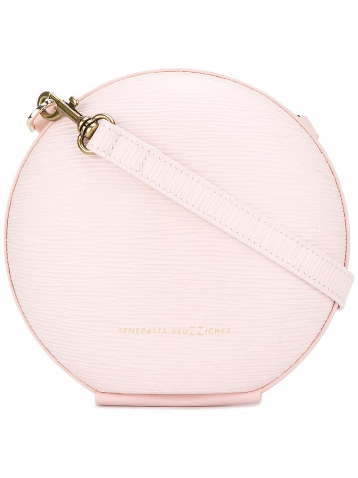 Benedetta Bruzziches Shell Crossbody Bag, Women's, Pink/purple, Leather