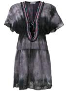 Brigitte Long Sleeved Beach Dress - Multicolour