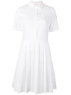 P.a.r.o.s.h. Flared Shirt Dress - White