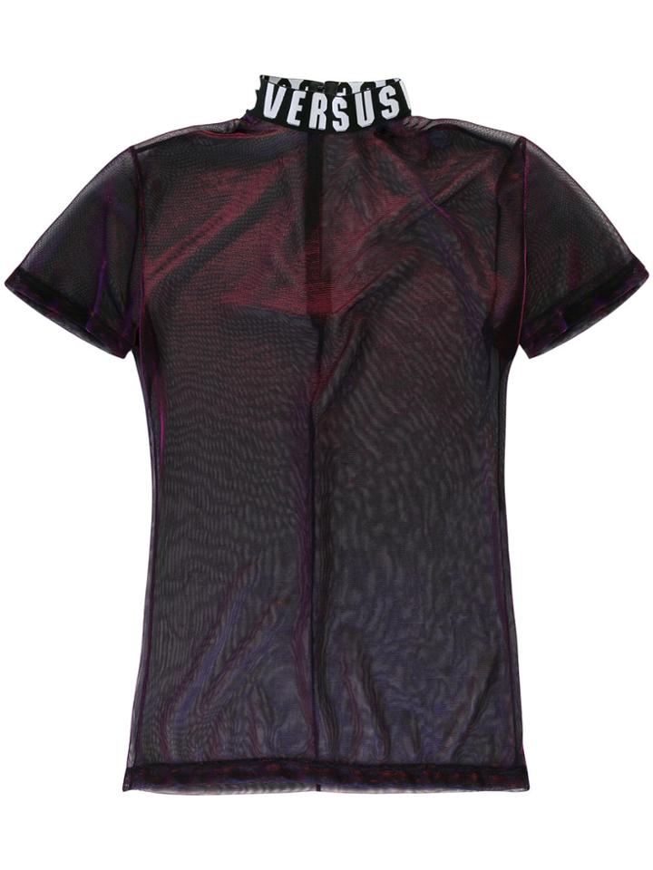Versus Sheer T-shirt - Metallic