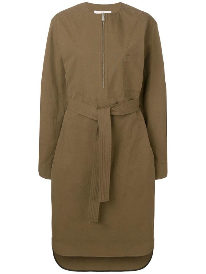 Golden Goose Belted Shirt Dress - Green