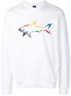 Paul & Shark Logo Print Sweatshirt - White