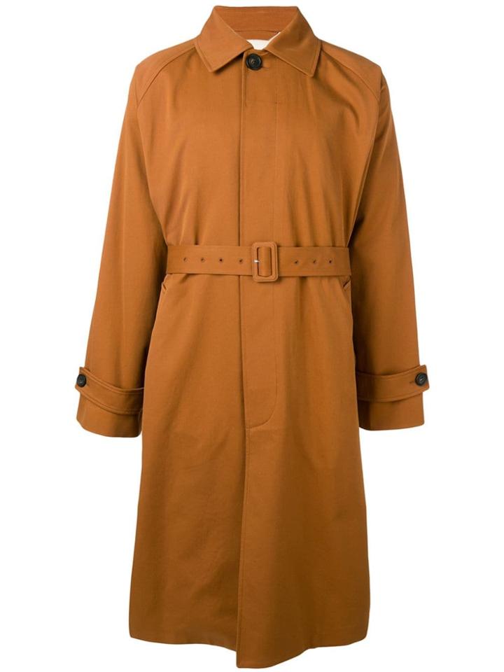 Acne Studios Long Cotton Coat - Brown