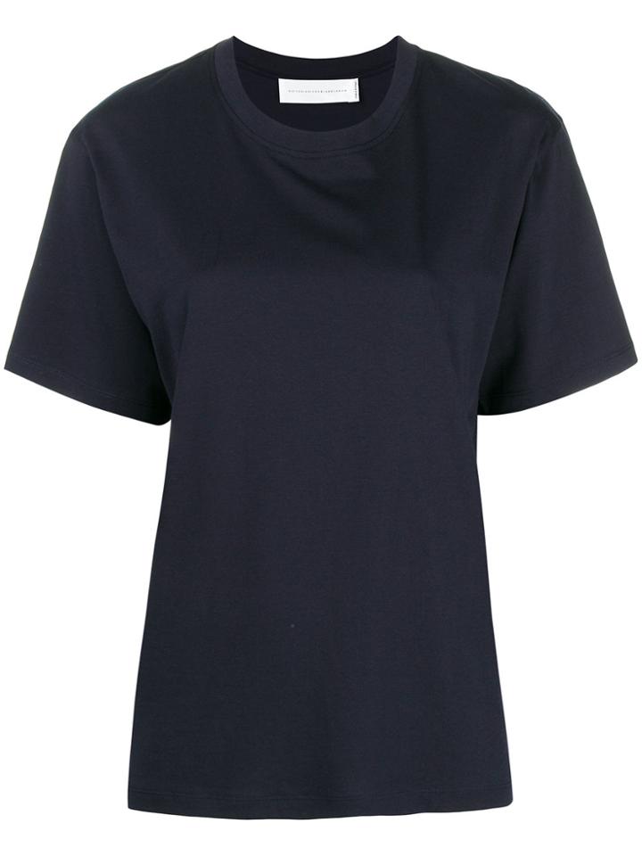Victoria Victoria Beckham Crew Neck T-shirt - Blue