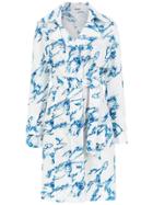 Tufi Duek Printed Shirt Dress - Blue