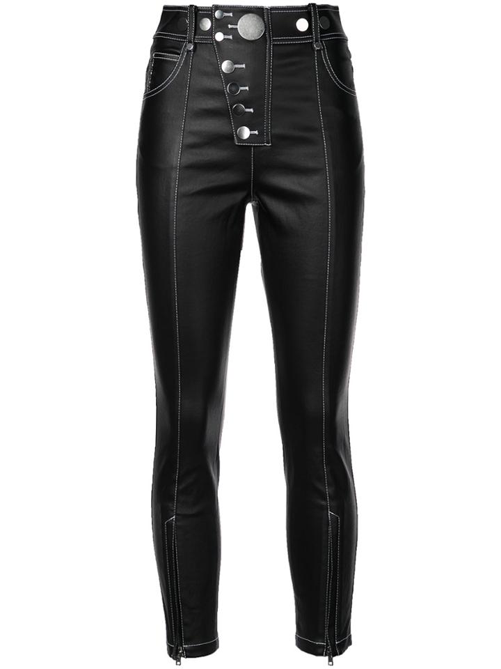 Alexander Wang Skinny Biker Trousers - Black