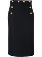 Red Valentino Buttoned Front Skirt