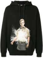 Ih Nom Uh Nit Graphic Print Hoodie - Black