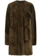 Drome Mid-length Fur Coat - Brown