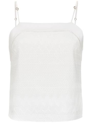 Olympiah Rodia Cropped Top - White