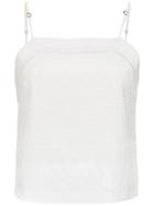 Olympiah Rodia Cropped Top - White