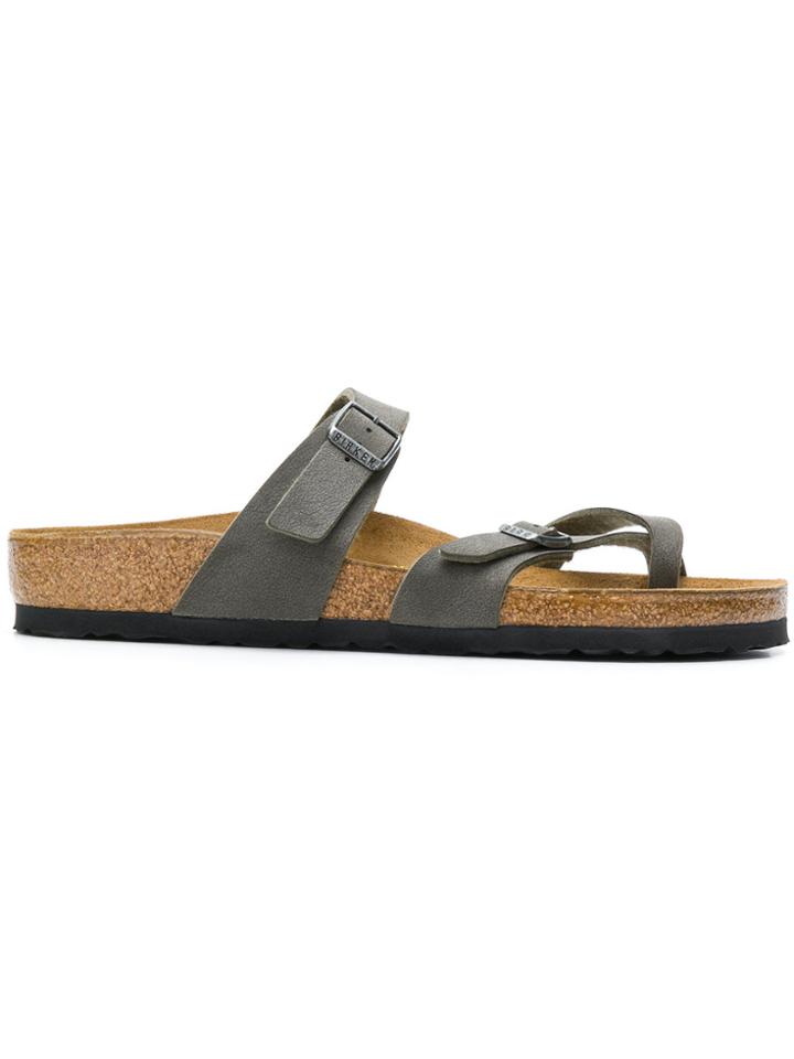 Birkenstock Buckled Strap Sandals - Nude & Neutrals