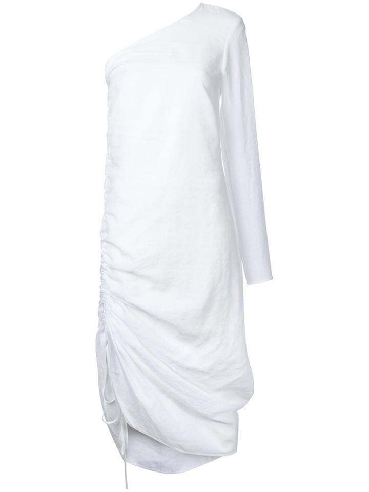 Georgia Alice One Shoulder Dress - White
