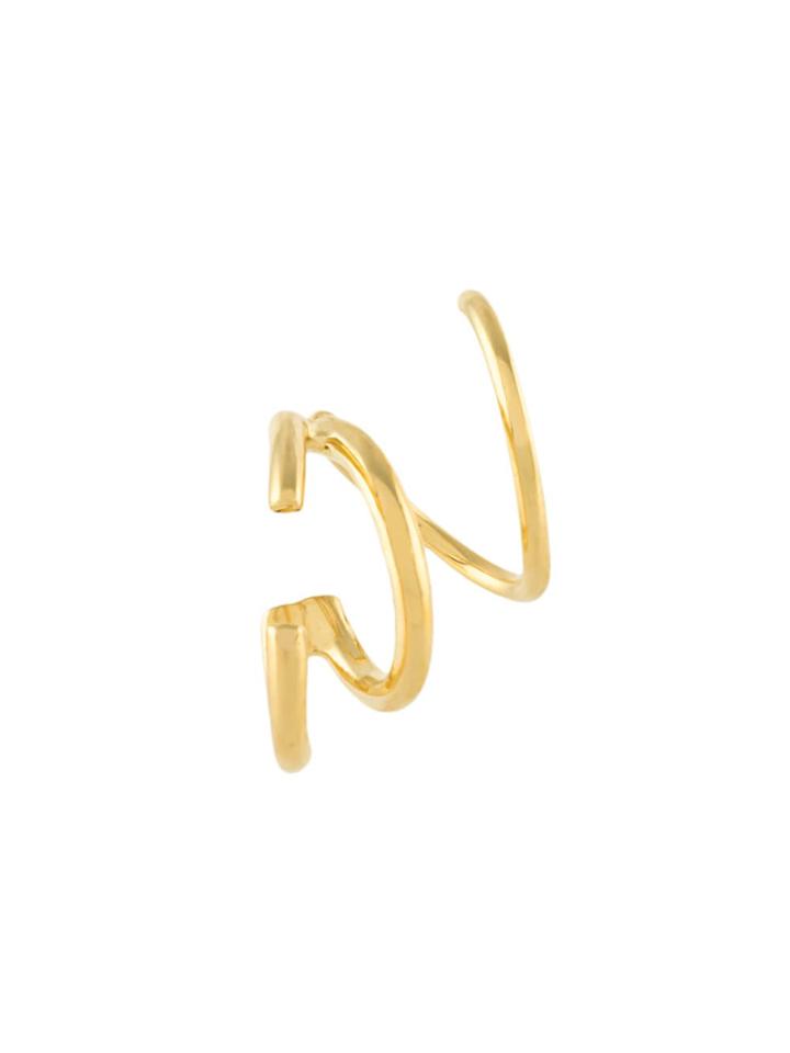 Maria Black Bell Twirl Earring - Yellow