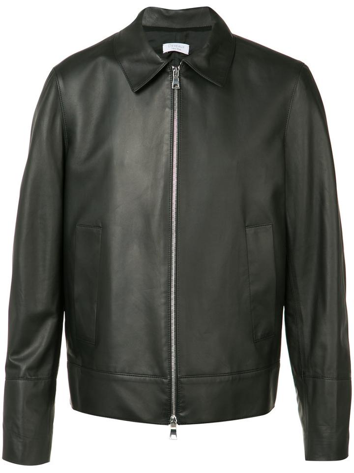 Deveaux Flight Jacket, Men's, Size: 2, Black, Lamb Nubuck Leather