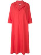 Labo Art Casual Shirt Dress - Red