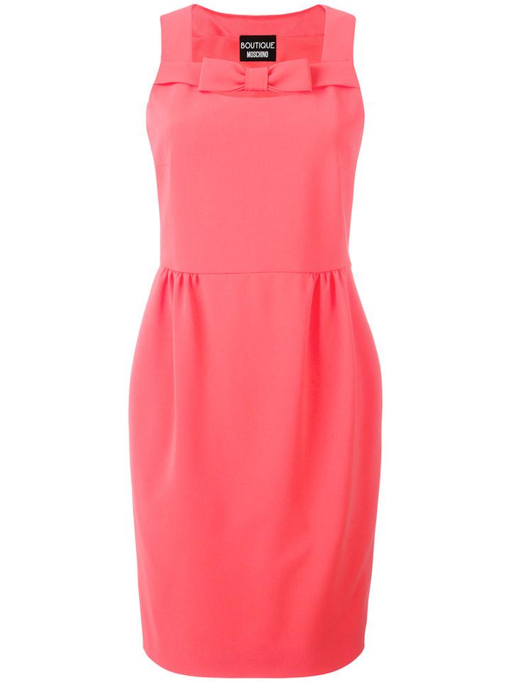 Boutique Moschino Fitted Dress, Women's, Size: 46, Pink/purple, Triacetate/acetate/polyester