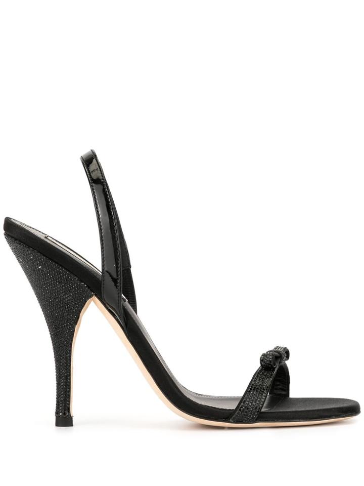 Marco De Vincenzo Slingback Sandal Pumps - Black
