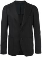 Tagliatore Extrafine Classic Blazer, Men's, Size: 48, Brown, Virgin Wool/cupro