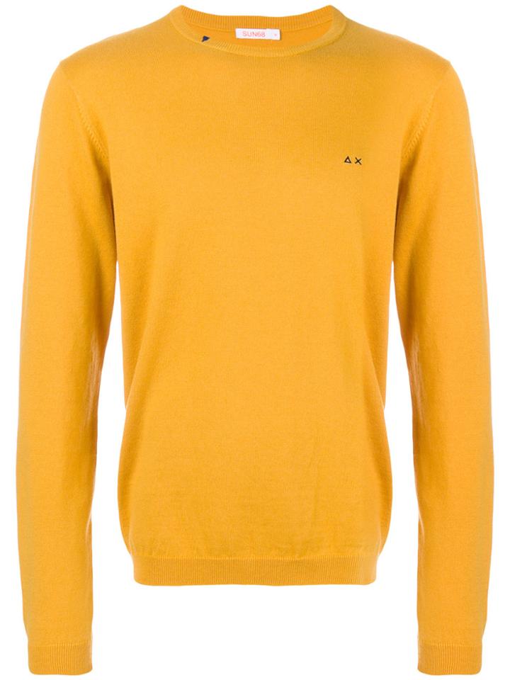 Sun 68 Crew Neck Sweater - Red