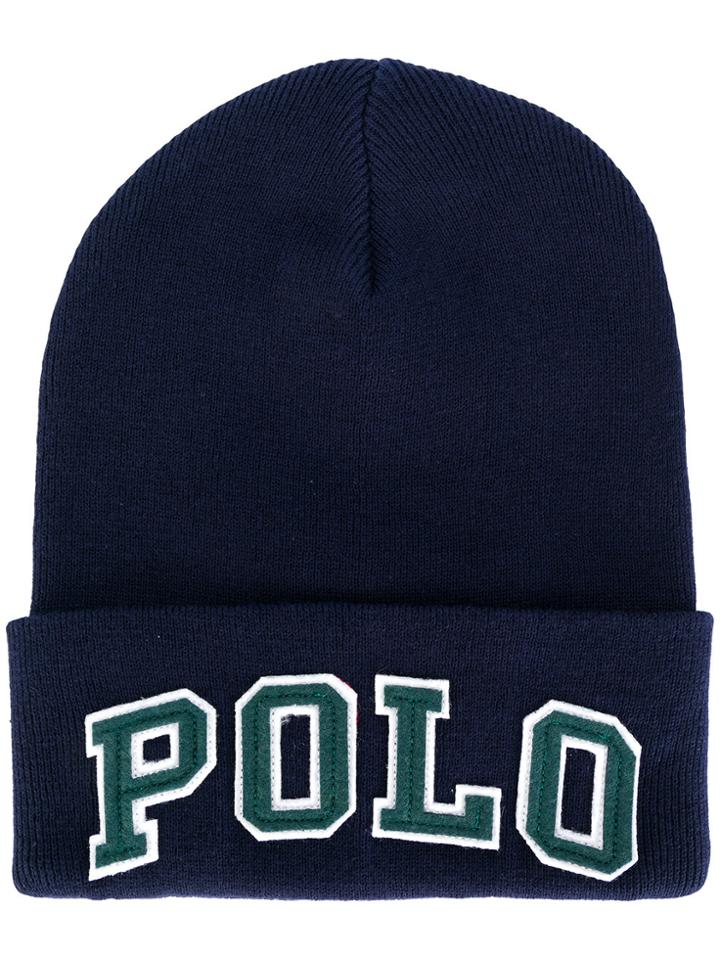 Polo Ralph Lauren Polo Embroidered Beanie - Blue