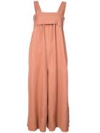 Ulla Johnson Cropped Wide Leg Jumpsuit - Pink & Purple