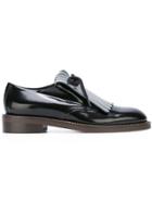 Marni Fringed Loafers - Black