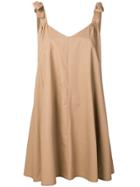 Blugirl Shoulder Tie Dress - Brown