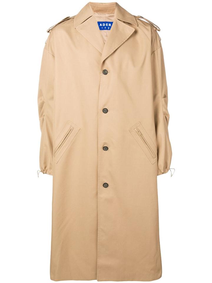 Ader Error Oversized Trench Coat - Neutrals