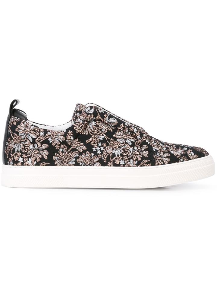 Pierre Hardy Jacquard Slider Sneakers - Black