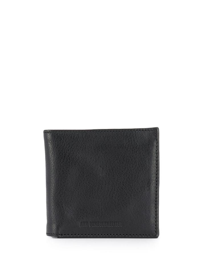 Ann Demeulemeester Embossed Logo Bifold Wallet - Black