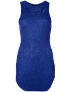 Haider Ackermann Classic Tank Top, Size: Large, Blue, Nylon/viscose/wool/virgin Wool