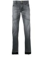 Factotum - Panelled Step Hem Jeans - Men - Cotton - 28, Grey, Cotton