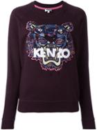 Kenzo 'tiger' Sweatshirt, Women's, Size: Xl, Pink/purple, Silk/cotton