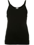 Bassike Ribbed Athletic Tank Top - Black