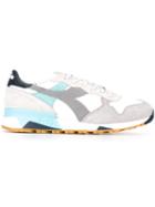 Diadora Panelled Sneakers, Men's, Size: 8, White, Leather/suede/rubber
