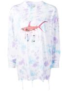 Alchemist Fish Print Sweater - White
