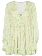 Stella Mccartney Ruffled Mini-dress - Green