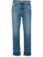 Hudson Distressed Finish Jeans - Blue