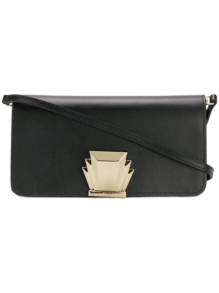 Schutz Embellished Shoulder Bag - Black