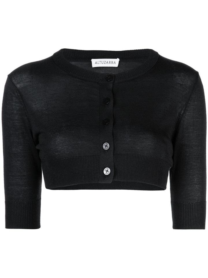 Altuzarra 'anita' Knit Cardigan - Black