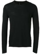 Transit Crew Neck Jumper, Men's, Size: 52, Black, Cotton/nylon/viscose